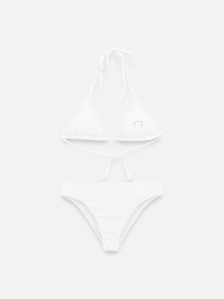 Glück ist in Ardèche 07 T-Shirt Humorgeschenk - Frauen Bikini - Weiß