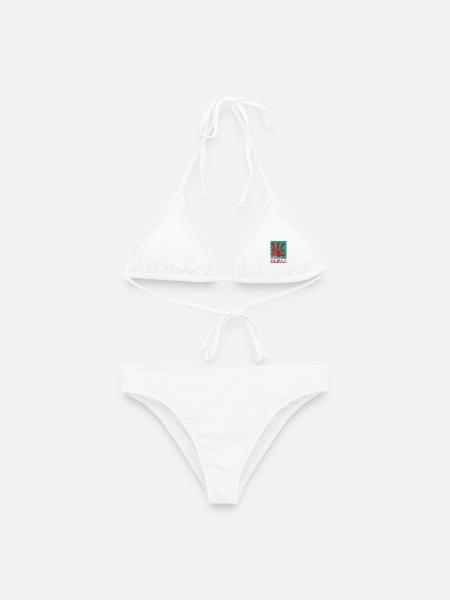 Bilbao Korallenflag Retro - Frauen Bikini - Weiß