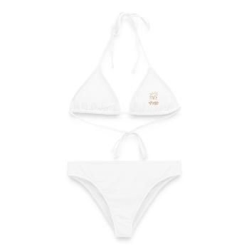 Mon Corps Mon Choix Féminisme Liberté - Bikini femme - blanc - Devant - AI Model Female 172 dark (172cm)