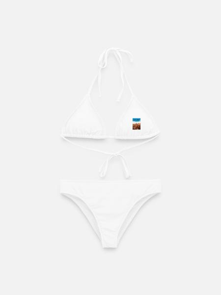Lyon Stadtlandschaft Sonnenuntergang - Frauen Bikini - Weiß