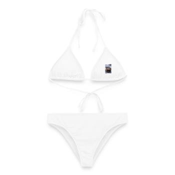 Suaasat - Frauen Bikini - Weiß - Vorne - AI Model Female 172 dark (172cm)
