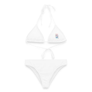 Am Ende Der Nerven Ist Noch So Viel Schule Übrig!  - Frauen Bikini - Weiß - Vorne - AI Model Female 172 dark (172cm)