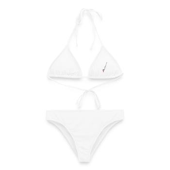 Grafik Angel - Frauen Bikini - Weiß - Vorne - AI Model Female 172 dark (172cm)