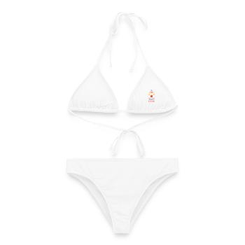 les génies naissent en Novembre - Naissance - Bikini femme - blanc - Devant - AI Model Female 172 dark (172cm)