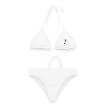 Foudre de style Vanguard - Bikini femme - blanc - Devant - AI Model Female 172 dark (172cm)