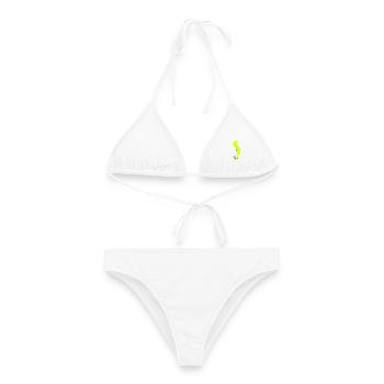 Höhepunkt - Frauen Bikini - Weiß - Vorne - AI Model Female 172 dark (172cm)