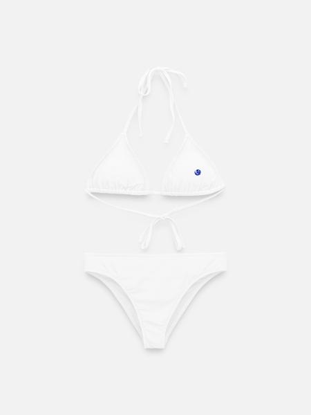 Blaubeere - Frauen Bikini - Weiß