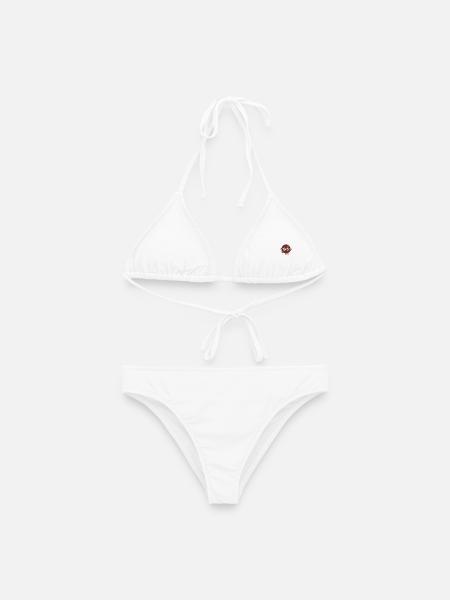 Always look on the RIDE side of life - Frauen Bikini - Weiß