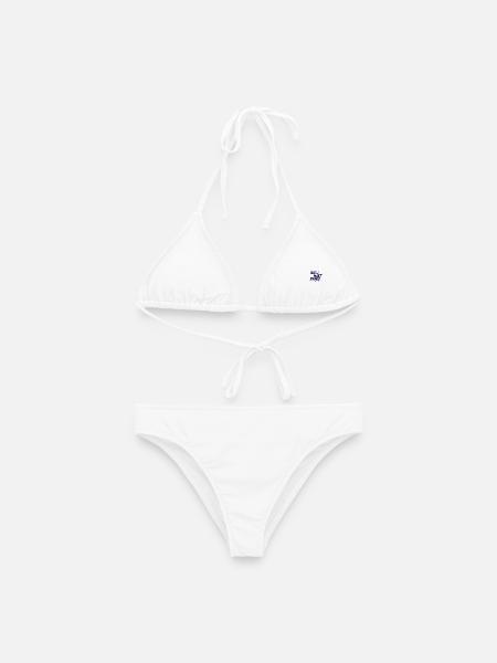 Eco statt Ego - Frauen Bikini - Weiß