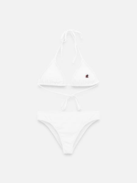 Marienkäfer mit Sonnenbrille - Frauen Bikini - Weiß