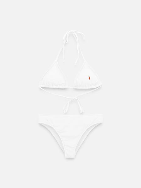 Fleur de Lis Schild XII Rot - Frauen Bikini - Weiß