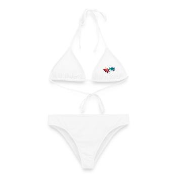 Horizon de Rostock - Bikini femme - blanc - Devant - AI Model Female 172 dark (172cm)
