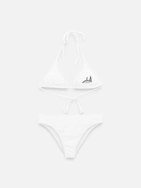 Regensburg Bruckmadl Kids - Frauen Bikini - Weiß