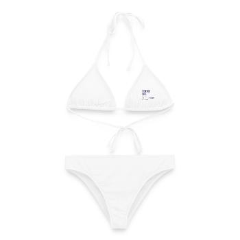 Science Science Science - Bikini femme - blanc - Devant - AI Model Female 172 dark (172cm)