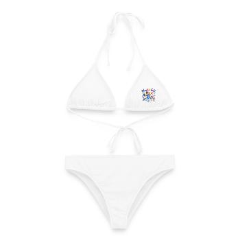 Pflegefachkraft Beruf Pflege Geschenk Doodle - Frauen Bikini - Weiß - Vorne - AI Model Female 172 dark (172cm)