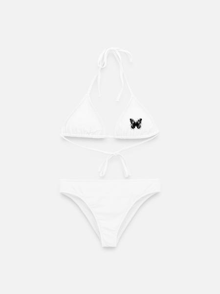 Butterfly - Women's Bikini - white