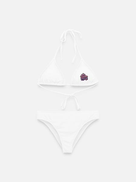 Persische Prinzessin Pink Crown - Frauen Bikini - Weiß
