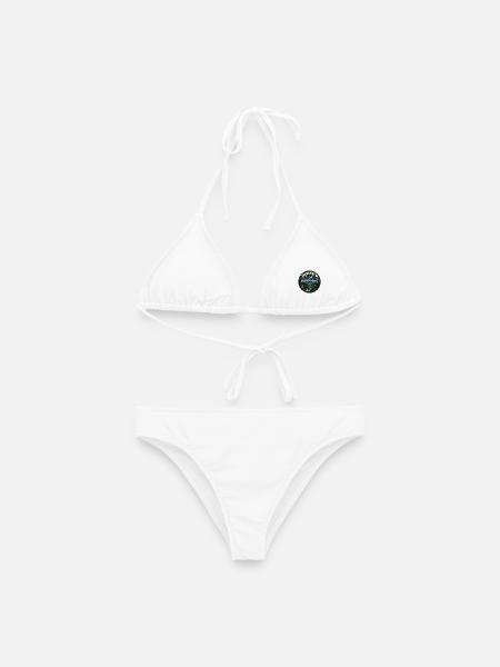 Washington Evergreen State Vintage Eagle Abzeichen - Frauen Bikini - Weiß