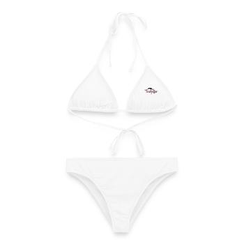 Trollinger - Frauen Bikini - Weiß - Vorne - AI Model Female 172 dark (172cm)