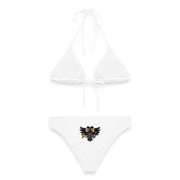 Aigle Créatif - Bikini femme - blanc - Dos - AI Model Female 172 dark (172cm)