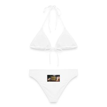 Fier de Pyro ! - Bikini femme - blanc - Dos - AI Model Female 172 dark (172cm)