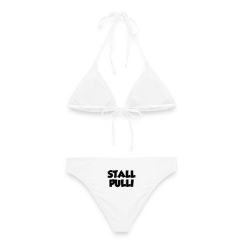 StallPulli - Frauen Bikini - Weiß - Hinten - AI Model Female 172 dark (172cm)