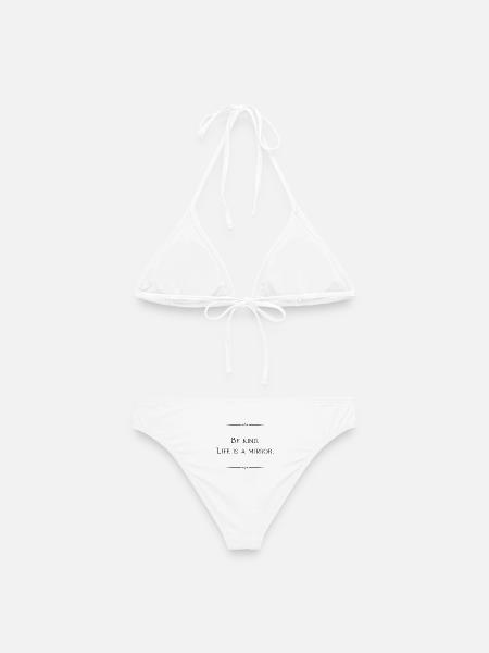 life is a mirror - Frauen Bikini - Weiß
