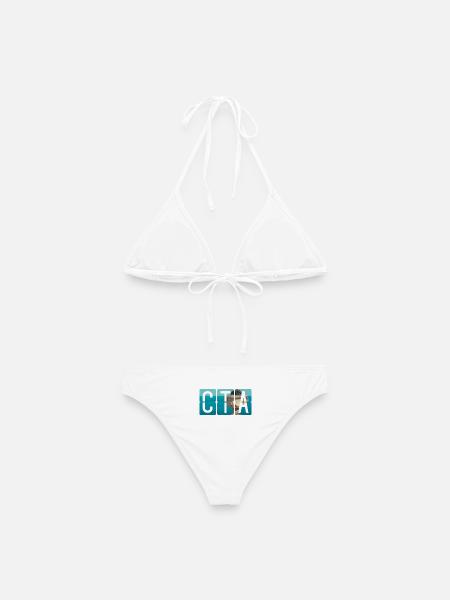 Flughafen Catania CTA - Frauen Bikini - Weiß