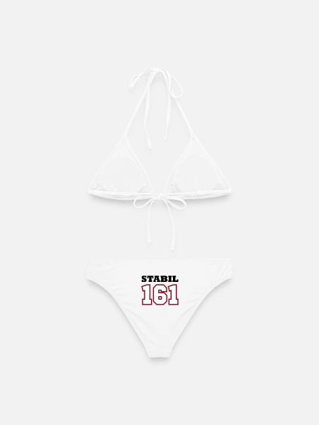 STABIL 161 - FOOTBALL RED - Frauen Bikini - Weiß