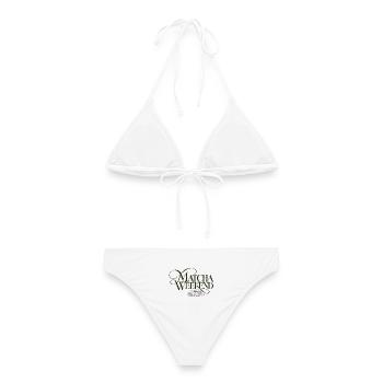 Matcha Wochenende Matcha Weekend Design - Frauen Bikini - Weiß - Hinten - AI Model Female 172 dark (172cm)