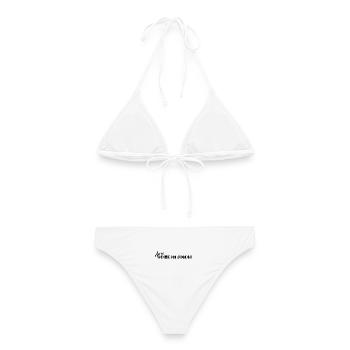 Après Ski Monitor – Première leçon gratuite - Bikini femme - blanc - Dos - AI Model Female 172 dark (172cm)