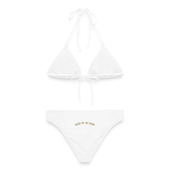 MADE IN THE DARK - Motivation - Bikini femme - blanc - Dos - AI Model Female 172 dark (172cm)