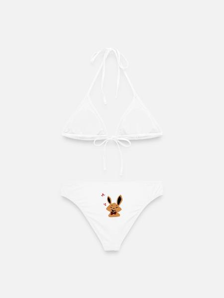 Osterhase - Frauen Bikini - Weiß