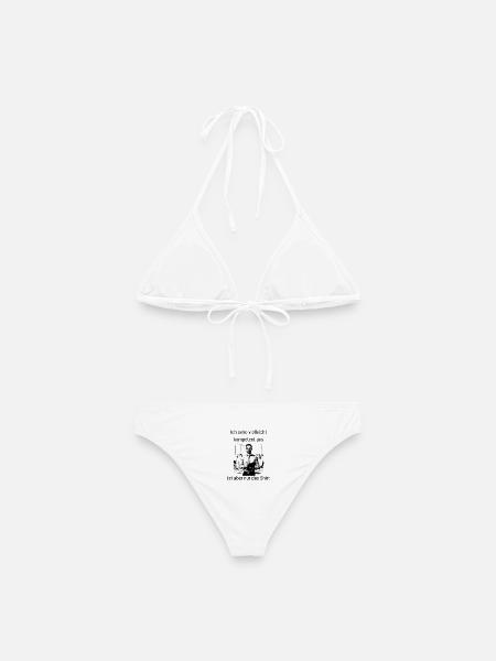 Kompetentes Shirt - Frauen Bikini - Weiß