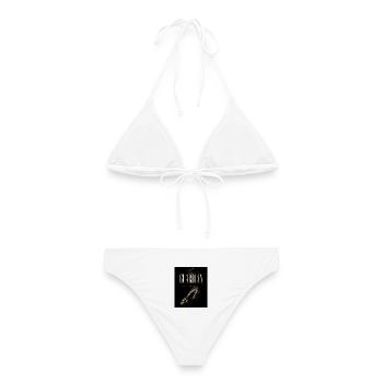 Der Wächter: Beschütze, was zählt - Frauen Bikini - Weiß - Hinten - AI Model Female 172 dark (172cm)