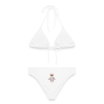 Wine Delicious Wine Club Wine Lovers Red Wine - Women's Bikini - white - Back - AI Model Female 172 dark (172cm)