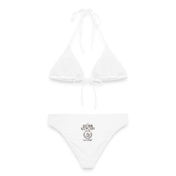 Kaffee Lecker Käffchen Club Espresso Cafe Barista - Frauen Bikini - Weiß - Hinten - AI Model Female 172 dark (172cm)