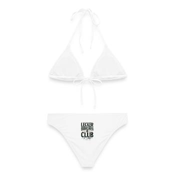 Lecker Bierchen Club Bier Spruch JGA Malle Bier - Frauen Bikini - Weiß - Hinten - AI Model Female 172 dark (172cm)