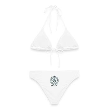 Lecker Bierchen Club Bier Spruch JGA Malle Bier - Frauen Bikini - Weiß - Hinten - AI Model Female 172 dark (172cm)