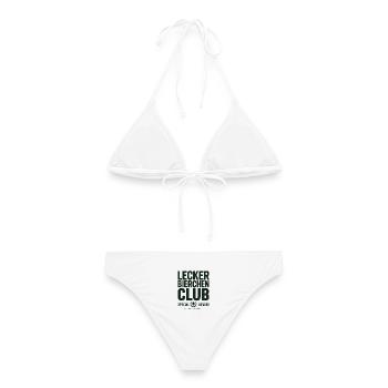 Lecker Bierchen Club Bier Spruch JGA Malle Bier - Frauen Bikini - Weiß - Hinten - AI Model Female 172 dark (172cm)