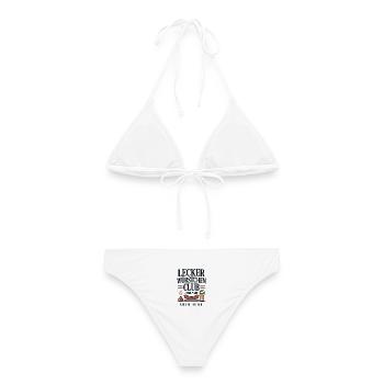 Würstchen Club Bratwurst Grillen JGA Grillmeister - Frauen Bikini - Weiß - Hinten - AI Model Female 172 dark (172cm)
