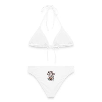 Würstchen Club Bratwurst Grillen JGA Grillmeister - Frauen Bikini - Weiß - Hinten - AI Model Female 172 dark (172cm)