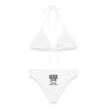 Würstchen Club Bratwurst Grillen JGA Grillmeister - Frauen Bikini - Weiß - Hinten - AI Model Female 172 dark (172cm)