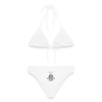 Würstchen Club Bratwurst Grillen JGA Grillmeister - Frauen Bikini - Weiß - Hinten - AI Model Female 172 dark (172cm)