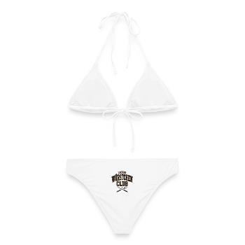 Würstchen Club Bratwurst Grillen JGA Grillmeister - Frauen Bikini - Weiß - Hinten - AI Model Female 172 dark (172cm)