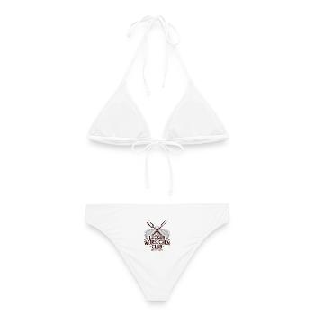 Würstchen Club Bratwurst Grillen JGA Grillmeister - Frauen Bikini - Weiß - Hinten - AI Model Female 172 dark (172cm)
