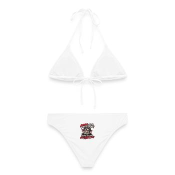 Verfolgst du mich immer noch? So süß - Frauen Bikini - Weiß - Hinten - AI Model Female 172 dark (172cm)