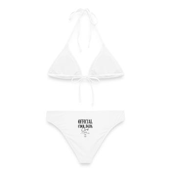 Official Cool Dads Club 2026 Papa Vater Geburt  - Frauen Bikini - Weiß - Hinten - AI Model Female 172 dark (172cm)