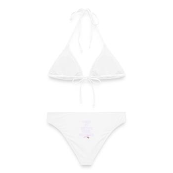 Woran ist der Tote Winkel gestorben? Neon - Frauen Bikini - Weiß - Hinten - AI Model Female 172 dark (172cm)