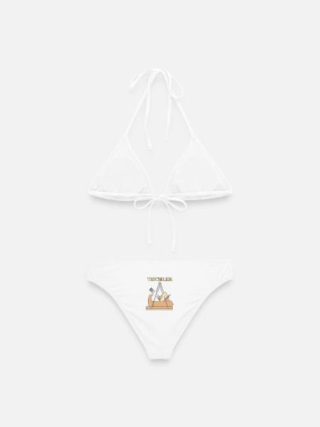 Tischler Zunftzeichen - Frauen Bikini - Weiß